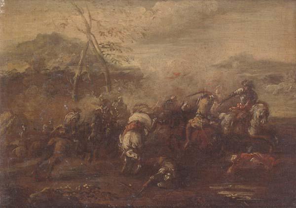  A cavalry skirmish